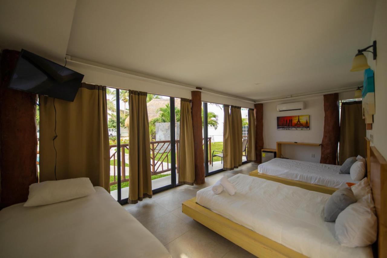 Hotel & Beach Club Ojo De Agua Puerto Morelos Dış mekan fotoğraf