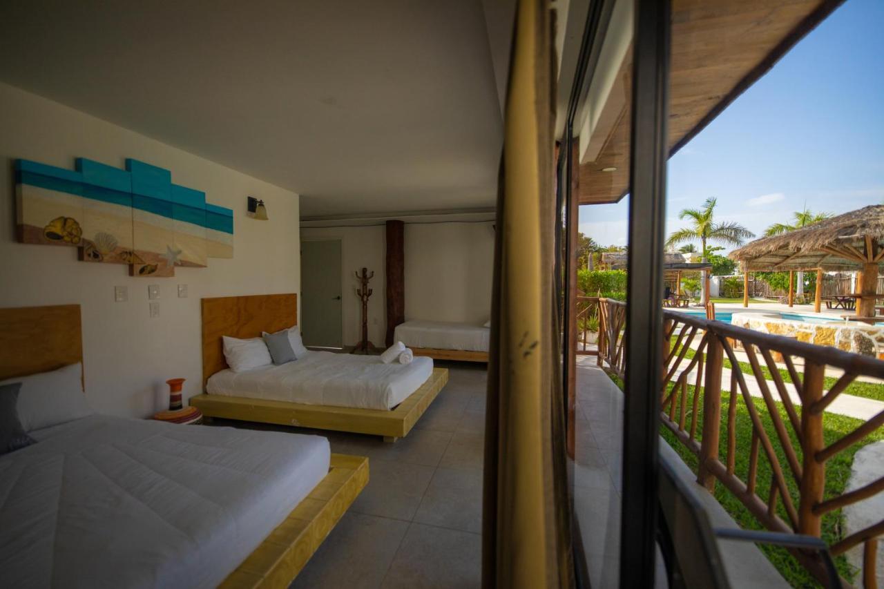 Hotel & Beach Club Ojo De Agua Puerto Morelos Dış mekan fotoğraf